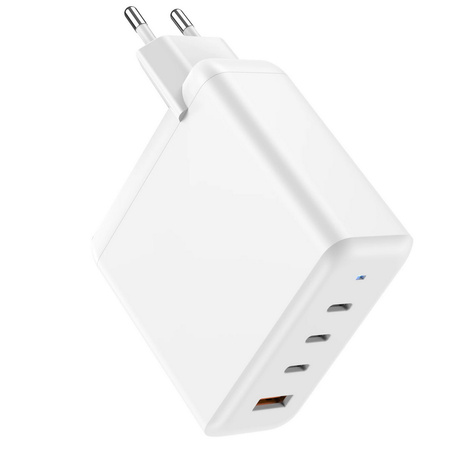 Ładowarka sieciowa 100W zasilacz adapter 3xUSB-C 1x USB-A szybkie ładowanie PD do Apple MacBook iPad Air/Pro iPhone 12/13/14/15/16/17