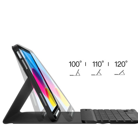 Etui Smart Folio z klawiaturą do Apple iPad 10 gen. 10.9” (2022) / 11 gen. 11” (2025) (Czarny)