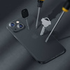 Etui D-Pro Air PP Case 0.4mm ultra cienkie najcieńsze minimalistyczne matowe iPhone 15 (Czarny)