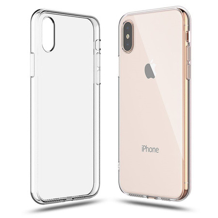 Etui D-Pro TPU Case obudowa silikonowa iPhone X/XS (Przezroczysty)