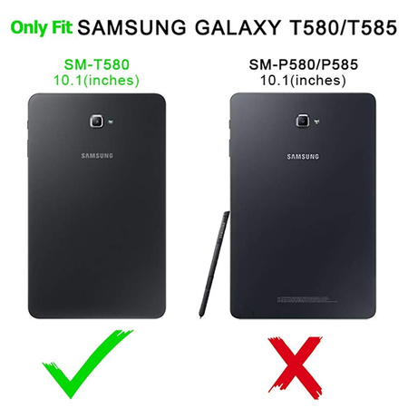DP 360 Etui + Stojak + Uchwyt + Pasek Samsung Galaxy Tab A 10.1 T580/585/587 (Black)