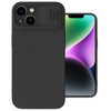 Nillkin CamShield Silicone MagSafe etui magnetyczne z przysłoną kamery do iPhone 14 13 (Black)