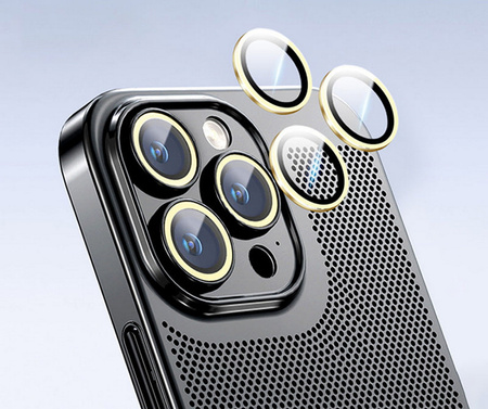 D-Pro Mesh Case galwanizowane etui obudowa iPhone 13 Pro Max (Silver)