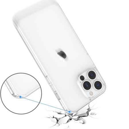 D-Pro Crystal Hybrid etui przezroczyste do iPhone 14 Pro Max (Clear)