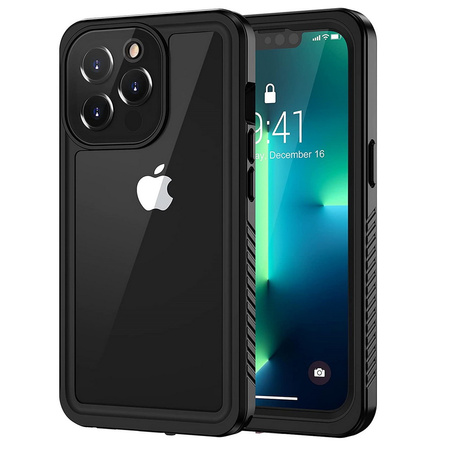 Etui D-Pro 360° Waterproof Case IP68 obudowa wodoodporna wodoszczelna pancerna do iPhone 13 Mini (Czarny)