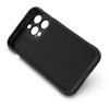 Etui D-Pro 3D Silicone Case Wrist Rope ze smyczą na nadgarstek - iPhone 15 (Czarny)