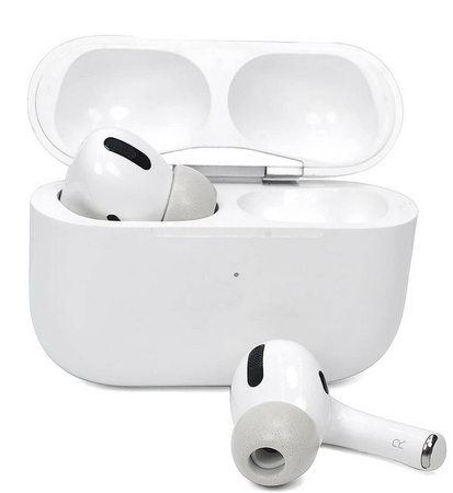 Memory Foam pianki z pamięcią końcówki do AirPods Pro 1/2 rozmiar M (2 szt.) (Black)