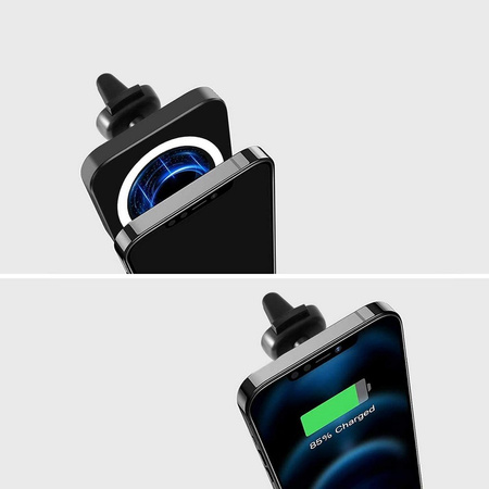 Ładowarka samochodowa indukcyjna bezprzewodowa magnetyczna uchwyt MagSafe do Apple iPhone 12 13 14 15 16 17  Plus/Pro/Pro Max