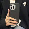 Etui D-Pro Brick Carbon TPU MagSafe Case obudowa magnetyczna matowa do Apple iPhone 16 Pro Max (Black / Czarny)