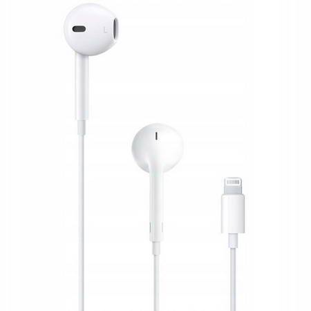 Słuchawki douszne EarPods Lightning przewodowe z mikrofonem do Apple iPad iPhone 7 8 SE2 SE3 X XS 11 12 13 14