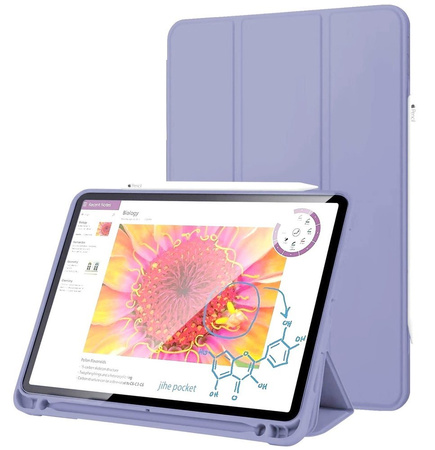 D-Pro Smart Cover V2 etui do Apple Pencil / iPad Pro 12.9 2018/2020/2021 (Purple)