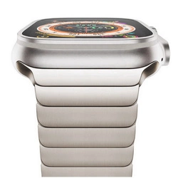 Pasek bransoleta stalowa Steel Link do Apple Watch 4/5/6/7/8/9/10/11/SE/Ultra 1/2/3 44/45/49mm (Tytanowy)