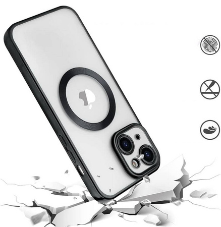 D-Pro Gloss MagSafe Case etui magnetyczne obudowa iPhone 12 Pro (Black)
