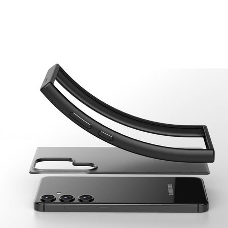 Etui D-Pro Matte Hybrid matowa obudowa do Samsung Galaxy S24 Plus (Czarny)