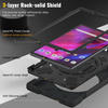 Etui D-Pro 360 Armor Strap Case obudowa pancerna z uchwytem na rękę i paskiem na ramię do  Lenovo Tab M10 Plus 2nd Gen. 10.3" (X606) / Lenovo Tab K10 10.3" (TB-X6C6) (Czarny)