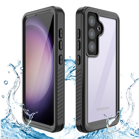 Etui D-Pro 360° Waterproof Case IP68 obudowa wodoodporna wodoszczelna pancerna Samsung Galaxy S24  (Black)