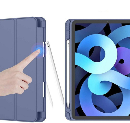 D-Pro Smart Cover V2 etui do Apple Pencil iPad Pro 11 2018 / Air 4 10.9 2020 / Air 5 10.9 2022 (Purple)