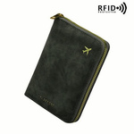 Portfel D-Pro RFID Passport Wallet bezpieczne etui na paszport, karty i dokumenty (Czarny)