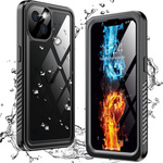 D-Pro 360° Waterproof Case IP68 etui wodoodporne wodoszczelne do iPhone 13 (Black)