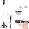 L02 3in1 Selfie Stick / Monopod / Tripod + Pilot Bluetooth v4.0 Kijek uchwyt do telefonu / kamer GoPro
