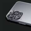 Zestaw Eagle Eye Lens szkło + metalowa ramka na tylną kamerę aparat do iPhone 12/12 mini (2 szt.) (Silver)