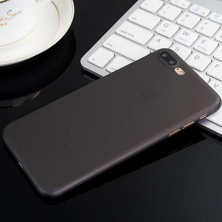 Etui D-Pro Air PP Case 0.4mm ultra cienkie najcieńsze minimalistyczne matowe iPhone 7/8/SE 2020/2022 (Czarny)