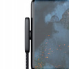Kabel Mcdodo przewód kątowy 90° USB-C do USB-C Type-C do szybkiego ładowania PD 65W nylonowy oplot 180cm 1.8m (Czarny)