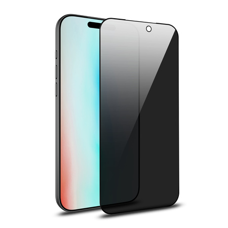 Szkło hartowane XHD Privacy Anti-Spy Glass prywatyzująca zaciemniająca antyszpiegowskia szybka ochronna na cały ekran do Apple iPhone 17 Pro