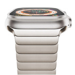 Pasek bransoleta stalowa Steel Link do Apple Watch 4/5/6/7/8/9/10/11/SE/Ultra 1/2/3 44/45/49mm (Tytanowy)