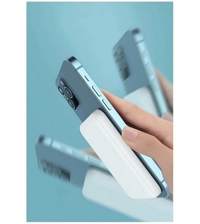 Power Bank MFC indukcyjny magnetyczny bezprzewodowy kieszonkowy 10000mAh MagSafe do Apple iPhone 12 13 14 15 16 17 mini Plus Pro Max