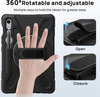 Etui D-Pro 360 Armor Strap Case obudowa pancerna z uchwytem na rękę i paskiem na ramię z wbudowaną folią na ekran do Samsung Galaxy Tab S10 FE 10.9" (SM-X520 / SM-X526) 2025