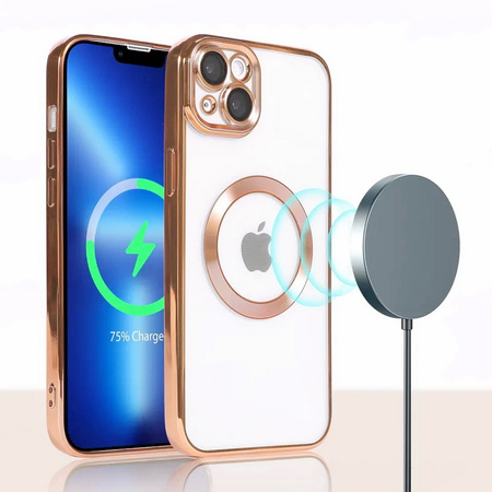 D-Pro Gloss MagSafe Case etui magnetyczne obudowa iPhone 13 (Gold)