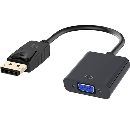 Adapter przejściówka konwerter kabel DisplayPort do VGA D-Sub