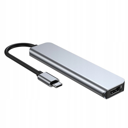 6w1 Hub adapter USB-C HDMI SD/TF USB 3.0 MacBook