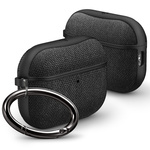 Etui Spigen Urban Fit Case bezpieczna obudowa nylonowa z metalowym karabińczykiem do Apple AirPods Pro 3 (Czarny)