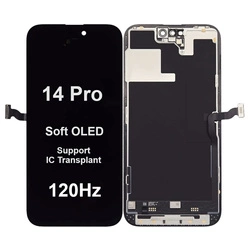 Wyświetlacz LCD ekran dotyk digitizer do Apple iPhone 14 Pro (Soft OLED 120Hz) (Wymienny IC)