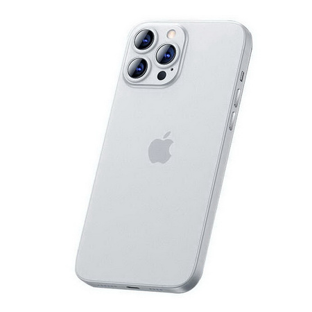 Etui D-Pro Air PP Case 0.4mm ultra cienkie najcieńsze minimalistyczne matowe iPhone 15 Pro Max (Biały)