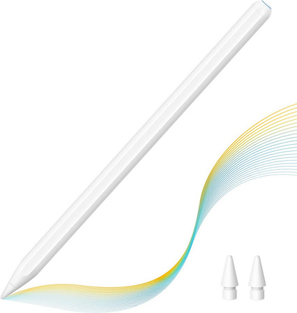 Rysik D-Pro Stylus Pen Pencil 2 Gen. Palm Rejection / Tilt Sensing / Wireless magnetyczne ładowanie bezprzewodowe do Apple iPad Mini 6 (2021) / Air 4/5 (2020/2022) / Pro 11" 1/2/3/4 Gen. (2018/2020/2021/2022) / Pro 12.9" 3/4/5/6 Gen. (2018/2020/2021/2022)