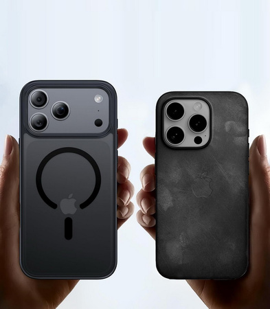 Etui D-Pro Matte Hybrid MagSafe Case obudowa magnetyczna iPhone 17 Pro (Pomarańczowy)