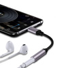Adapter przejściówka wtyk USB-C do słuchawek mini jack 3.5mm (Space Gray)