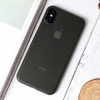 Etui D-Pro Air PP Case 0.4mm ultra cienkie najcieńsze minimalistyczne matowe iPhone X/XS (Czarny)