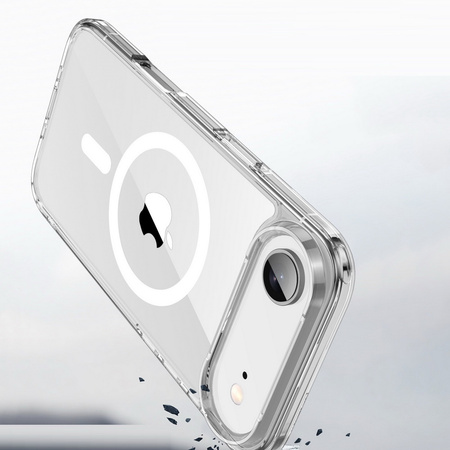Etui D-Pro Quartz MagSafe Crystal TPU+PC Case obudowa hybrydowa wzmacniana magnetyczna do Apple iPhone 17 Air (Przezroczysty)