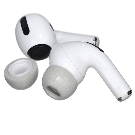 Memory Foam pianki z pamięcią końcówki do AirPods Pro 1/2 rozmiar M (2 szt.) (Black)