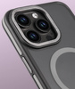 Etui D-Pro Matte Contrast MagSafe Case obudowa magnetyczna iPhone 15 (Srebrne)