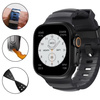 Pasek MFC Plaza Band opaska sportowa do Apple Watch 4/5/6/7/8/9/10/SE/Ultra 44/45/46/49mm (Grafitowy)