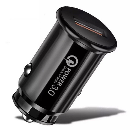 Zestaw ładowarka indukcyjna bezprzewodowa mata ładująca do samochodu QI 15W (Czarny) + ładowarka