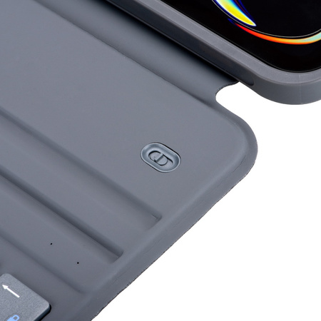 Etui Smart Cover Keyboard Folio z klawiaturą do Apple iPad Pro 13" 7 Gen. M4 (2024) / 8 Gen. M5 (2025) (Szary)