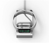 Stojak z ładowarką USB-C stacja do Apple Watch 4/5/6/7/8/9/10/11/SE/Ultra 1/2/3 (Szary/Biały)