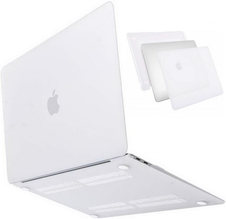 Hard Shell Case Etui Obudowa Macbook Pro 16 (A2141) 2019 2020 (Matte White)