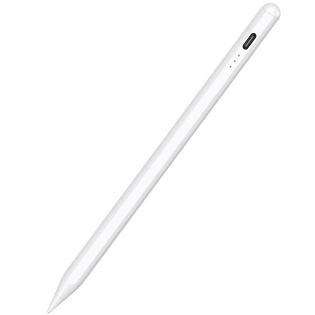 Rysik D-Pro Stylus Pen Pencil 2 Gen. Palm Rejection / Tilt Sensing precyzyjny do rysowania dla Apple iPad (2018-2025) iPad 6/7/8/9/10/11 iPad Mini 5/6/7 iPad Air 3/4/5/6/7/M2/M3 iPad Pro 11" 1/2/3/4/5/M4 iPad Pro 12.9" 3/4/5/6 iPad Pro 13" 7 M4 (Biały)
